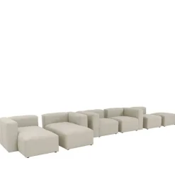 Discount Wohnen Modulsofa Eckelement in Cremeweiß - Tembreno