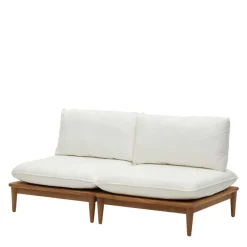 Clearance Wohnen Modulsofa Teak aus zwei Elementen - Palm