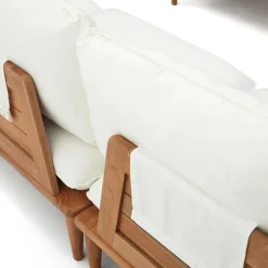 Clearance Wohnen Modulsofa Teak aus zwei Elementen - Palm