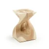 Clearance Wohnen Mungur Holz Beistelltisch im Sanduhr Design - Topherus