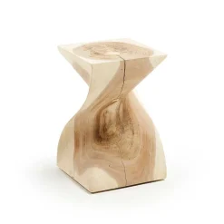 Clearance Wohnen Mungur Holz Beistelltisch im Sanduhr Design - Topherus