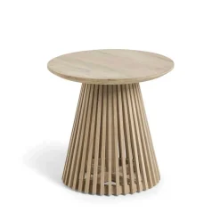 Clearance Wohnen Naturbelassener Designtisch aus Teakholz - Trainy
