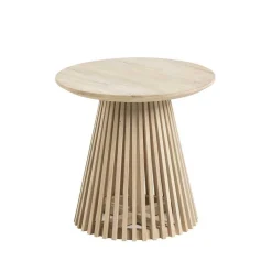 Clearance Wohnen Naturbelassener Designtisch aus Teakholz - Trainy