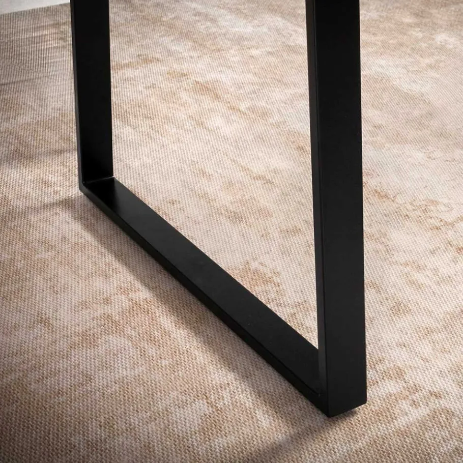 Clearance Wohnen Naturkanten-Tisch mit Trapezbeinen - Captain