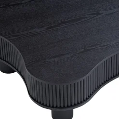 Hot Wohnen Niedriger Design-Couchtisch in Schwarz - Hiloria