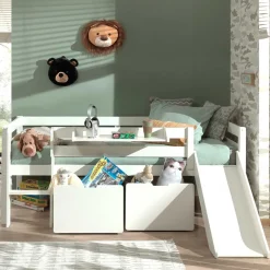 Online Wohnen Niedriges Spielbett mit Rutsche - Epiros