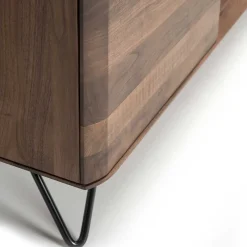Best Wohnen Nussbaum TV Lowboard 220 cm breit - Rivossa
