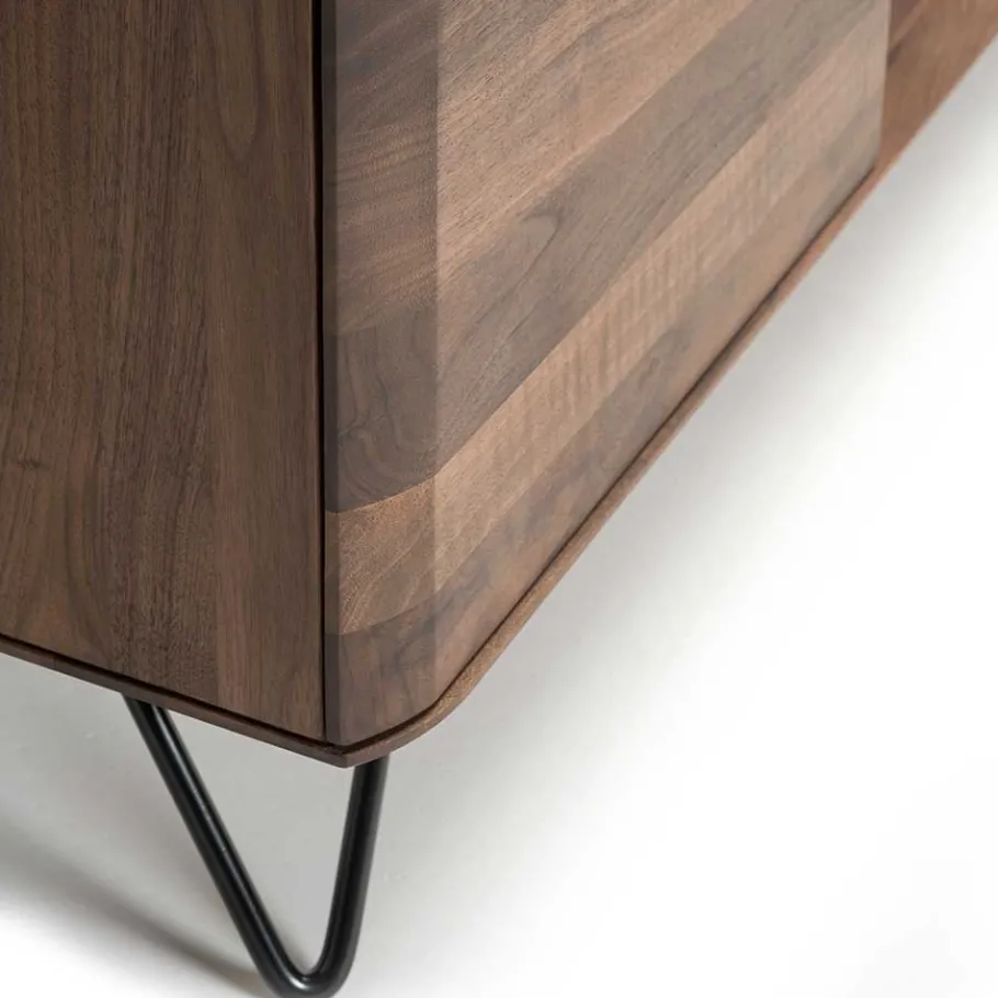 Best Wohnen Nussbaum TV Lowboard 220 cm breit - Rivossa
