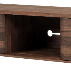 Best Wohnen Nussbaum TV Schrank mit Metallbeinen - Rivossa