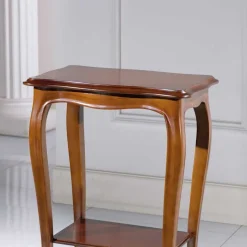 Best Wohnen Nussbaumfarbener Beistelltisch Luvretto im Design Italienisch
