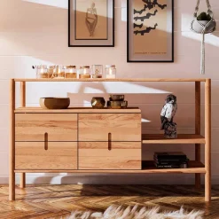 Sale Wohnen Offenes Designregal mit zwei Fächern - Indrya