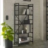 New Wohnen Offenes Industrial Style Regal in Schwarz - Keuna