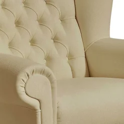 Sale Wohnen Ohrenbackensessel im Chesterfield Look - Horizonte