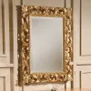 Clearance Wohnen Oppulenter Wandspiegel in Gold Holzrahmen - Carlenna I