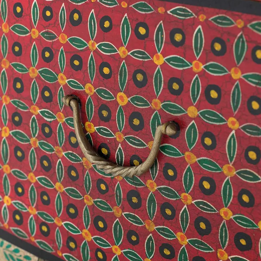Clearance Wohnen Orient Design Truhe in Bunt mit Elefanten Motiv - Branle