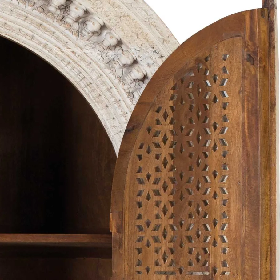 Online Wohnen Orient Style Schrank aus Mangoholz White Wash - Capo