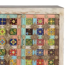 New Wohnen Oriental Design Sideboard mit bunten Keramik Kacheln - Jula