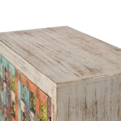 Best Wohnen Oriental Design Türen-Kommode in Holz White Wash - Jula