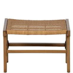 Online Wohnen Outdoor Hocker aus Geflecht Kunstrattan - Abajo (2er Set)