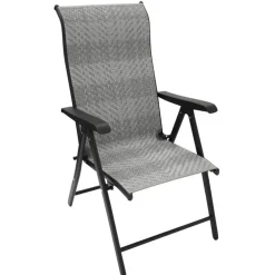 Clearance Wohnen Outdoor Klappsessel in Grau und Schwarz - Troketta