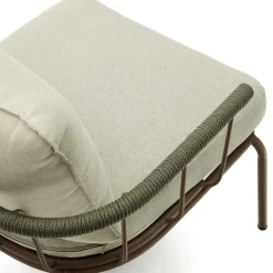 Best Wohnen Outdoor Sessel aus braunem Metall - Ragusca (2er Set)