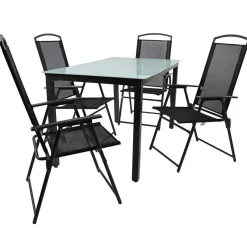 Sale Wohnen Outdoor-Sitzgruppe für 4 Personen - Vokoz (fünfteilig)