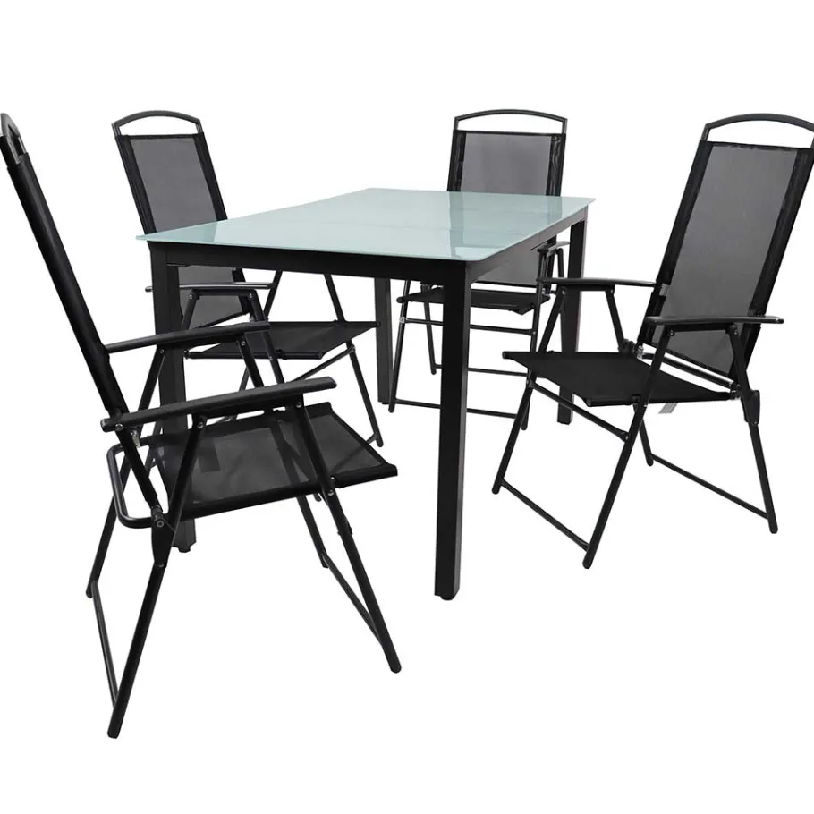 Sale Wohnen Outdoor-Sitzgruppe für 4 Personen - Vokoz (fünfteilig)
