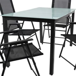 Sale Wohnen Outdoor-Sitzgruppe für 4 Personen - Vokoz (fünfteilig)
