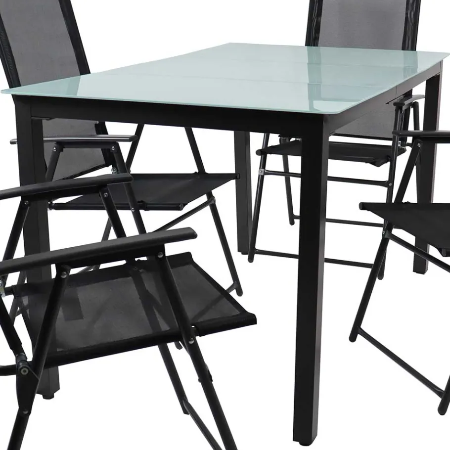 Sale Wohnen Outdoor-Sitzgruppe für 4 Personen - Vokoz (fünfteilig)