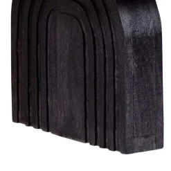 Discount Wohnen Ovaler Design-Couchtisch in Schwarz - Islando