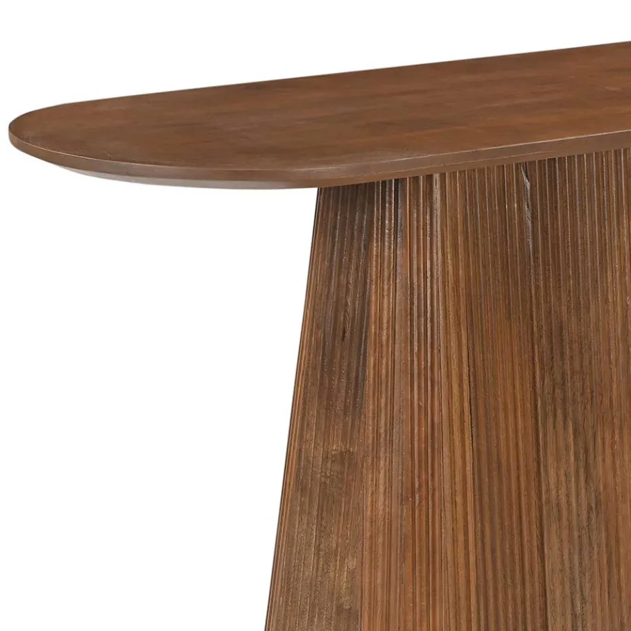 Best Wohnen Ovaler Konsolentisch mit Sockelfuß - Galadira