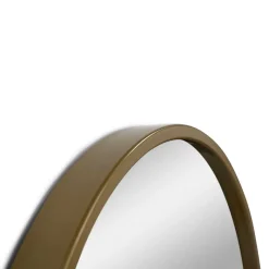 Hot Wohnen Ovaler Wandspiegel in Gold - Bali