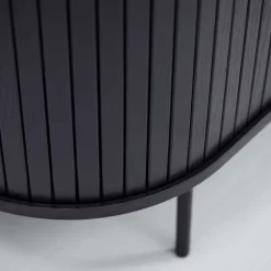 Sale Wohnen Ovales Highboard mit Schiebetüren - Venutura