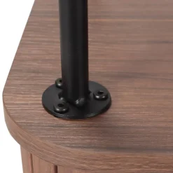 Hot Wohnen Ovales Highboard mit Schiebetüren - Arura