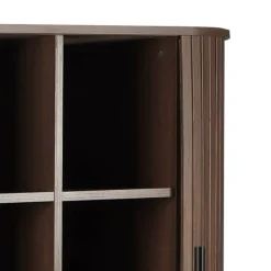 Hot Wohnen Ovales Highboard mit Schiebetüren - Arura