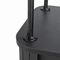 Best Wohnen Ovales TV-Lowboard mit Schiebetüren - Lurymav