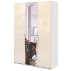 New Wohnen Panorama Kleiderschrank mit Spiegeltür - Zidarie