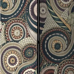 Clearance Wohnen Paravent mit Ethno Muster bedruckt - Levirenas
