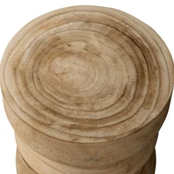 New Wohnen Paulownia Beistelltische naturbelassen - Onspira (zweiteilig)