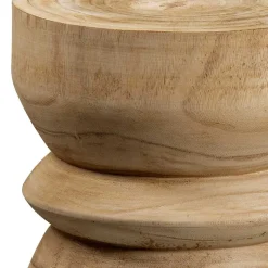 New Wohnen Paulownia Beistelltische naturbelassen - Onspira (zweiteilig)