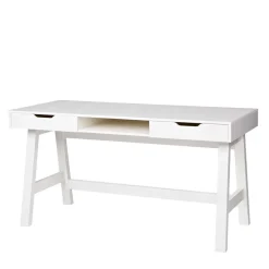 Discount Wohnen PC Tisch Luciane in Weiß