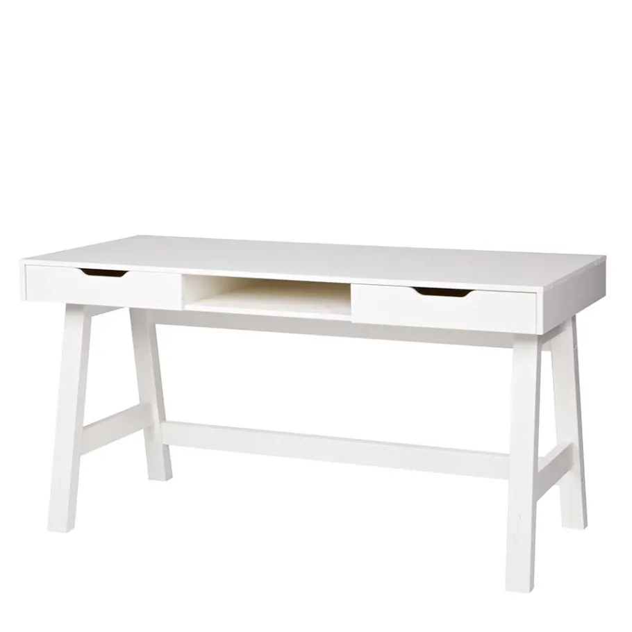 Discount Wohnen PC Tisch Luciane in Weiß
