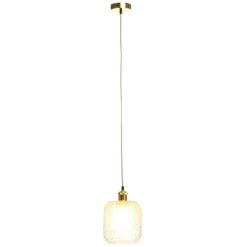 Clearance Wohnen Pendellampe mit transparentem Glas Schirm - Winston