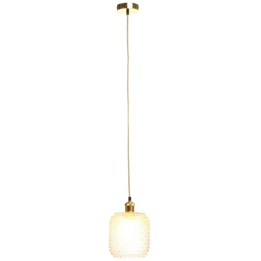 Clearance Wohnen Pendellampe mit transparentem Glas Schirm - Winston