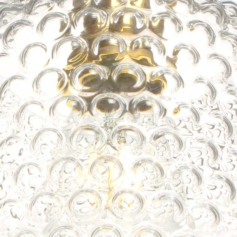 Clearance Wohnen Pendellampe mit transparentem Glas Schirm - Winston