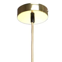 Clearance Wohnen Pendellampe mit transparentem Glas Schirm - Winston