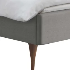 Discount Wohnen Polsterbett im Skandinavischen Design in Grau - Glamoura