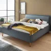 Best Wohnen Polsterbett in Blaugrau & Eiche Natur - Grafics