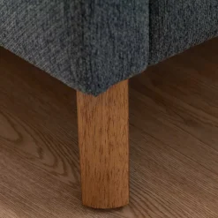Best Wohnen Polsterbett in Blaugrau & Eiche Natur - Grafics