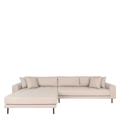 Sale Wohnen Polsterecke in Beige Stoff - Pogarana